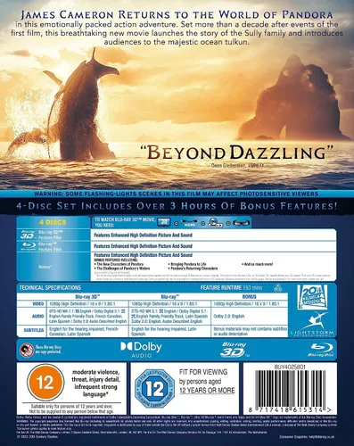 Vista 6 de Avatar The Way of Water 3D Avatar 3D - Avatar 3D Blu-ray Collection