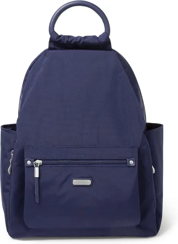 Vista 8 de Baggallini Mochila todo el día para mujer con pulsera de teléfono RFID, Azul Marino, talla única