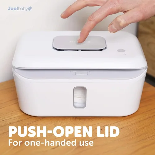 Vista 3 de Jool Baby Calentador de toallitas y dispensador con luz LED cambiante