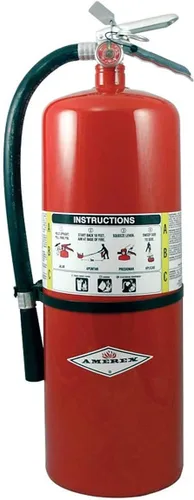 Vista 9 de Amerex Extintor químico seco B417T de 2.5 libras ABC con soporte de pared