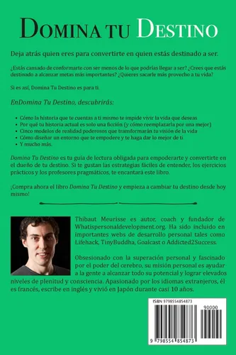 Vista 2 de Domina Tu Destino Una guía práctica para reescribir tu historia y convertirte en la persona que quieres ser (Colección Domina Tu(s)...)