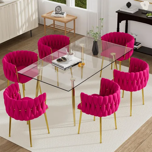 Vista 61 de Juego de mesa de comedor de cristal plateado para 2, juego de mesa cuadrada de lujo moderno de 36 pulgadas, juego de mesa de cocina minimalista de 3