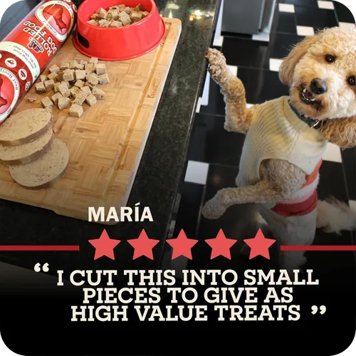 Vista 10 de Redbarn - Rollo de comida para perros sin granos, 3 libras, carne de res (1 unidad)