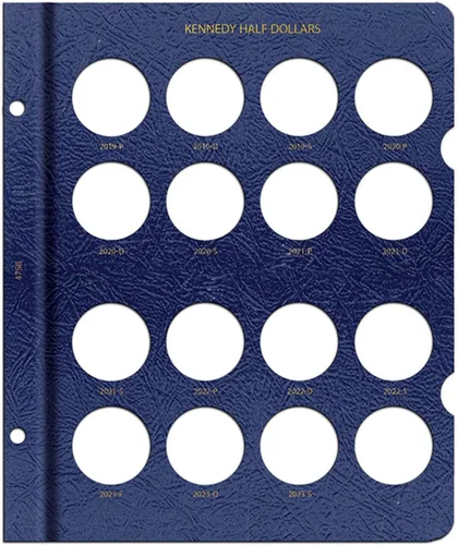 Vista 11 de Whitman US Kennedy Álbum de monedas de medio dólar 1964 - 2002 #9127