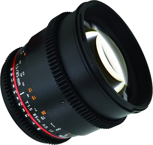 Vista 3 de Rokinon - Lentes de cine gran angular con armazón completo para Canon EF de 85 mm T1.5 AS IF UMC.