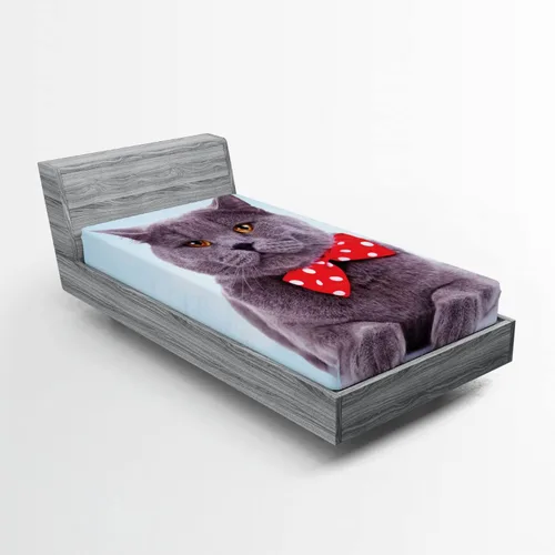 Vista 86 de Ambesonne Juego de sábanas bajeras veganas, ilustración de plátanos simétricamente alineados con patrón de frutas exóticas, funda de cama