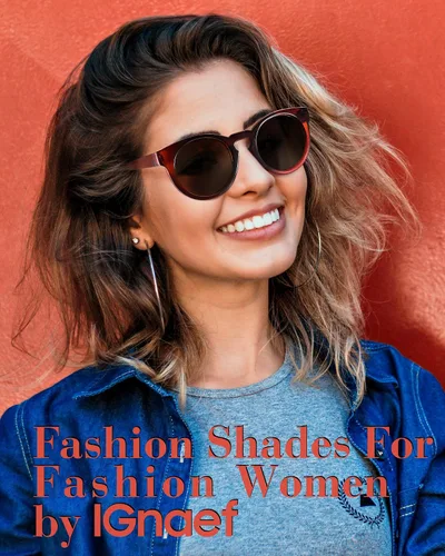 Vista 6 de IGnaef Gafas de sol polarizadas para mujer gafas redondas de moda gafas de sol retro ligeras para mujer pantallas de moda