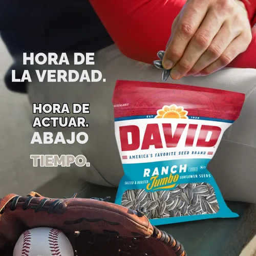 Vista 6 de DAVID Seeds Semillas de girasol gigantes tostadas y saladas, aptas para dieta cetogénica, 5.25 onzas