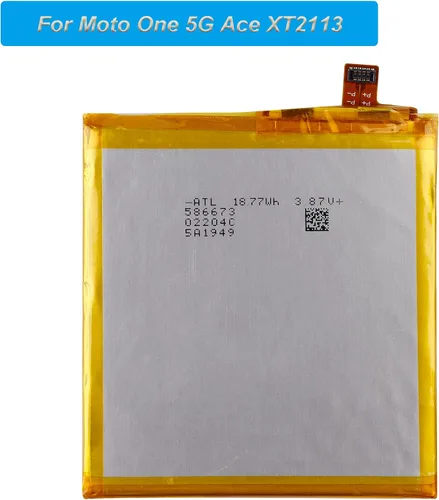 Vista 3 de Batería de repuesto MK50 compatible con batería Moto One 5G Ace XT2113 con herramientas