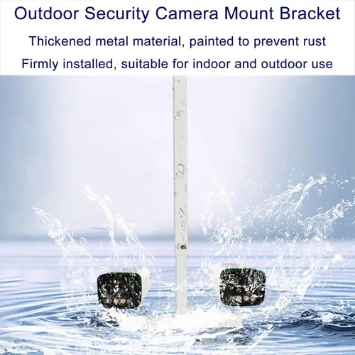 Vista 3 de Universal Security Camera Mount Bracket, Indoor/Outdoor Camera Ceiling Mount Bracket Stand, Projector Long Arm Bracket, Adjustable Monitor Bracket