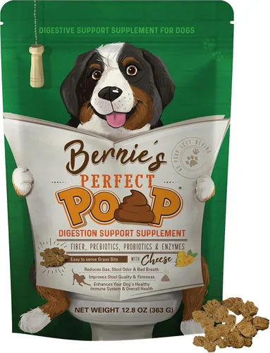 Vista 11 de Suplemento Perfecto para Popó, Digestión y Salud General para Perros: Fibra, Prebióticos, Probióticos y Enzimas Alivian las Condiciones Digestivas
