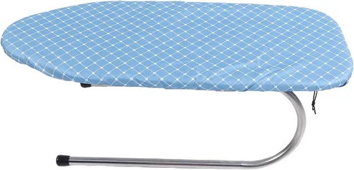 Vista 3 de GLOGLOW Mini tabla de planchar plegable, tabla de planchar con marco de acero inoxidable, funda de algodón extraíble para espacios pequeños