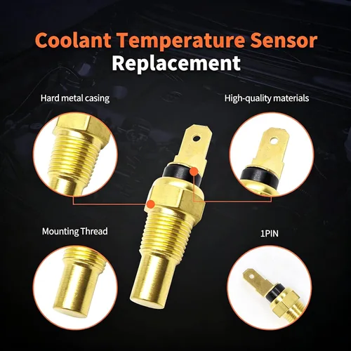 Vista 4 de HiSport Sensor de temperatura del refrigerante 1G498-83040 compatible con motor Kubota D1005 D1305 D1703 D850 D905 F2302 V1505 V2203 Motor RTV-X900