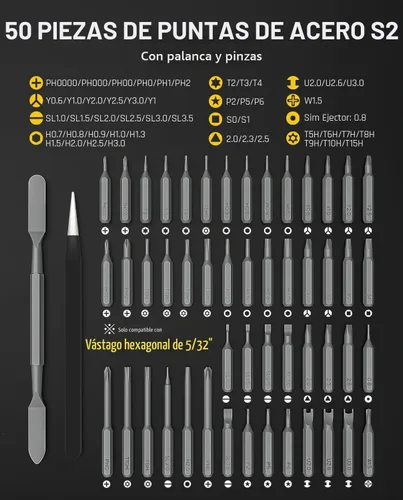 Vista 2 de Fanttik E2 Ultra - Destornillador eléctrico para electrónica (blanco)