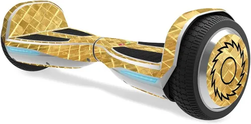 Vista 9 de MightySkins Skin compatible con Razor Hovertrax 1.5 Hover Board - Placa de diamante negro Cubierta protectora de vinilo duradera y única Fácil
