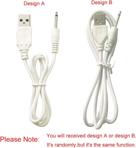 Vista 7 de Cable adaptador USB de 0.098 in de repuesto DC Cable de carga rápida para varita recargable