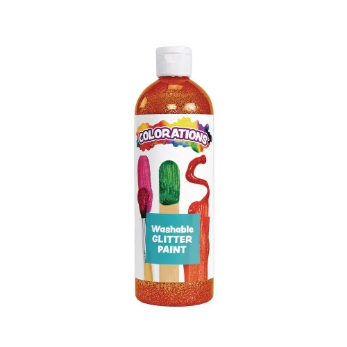 Vista 9 de Colorations Pinturas con purpurina lavables sin parabenos para niños, juego de 11, 16 onzas cada una, no tóxicas y fabricadas en los Estados Unidos.