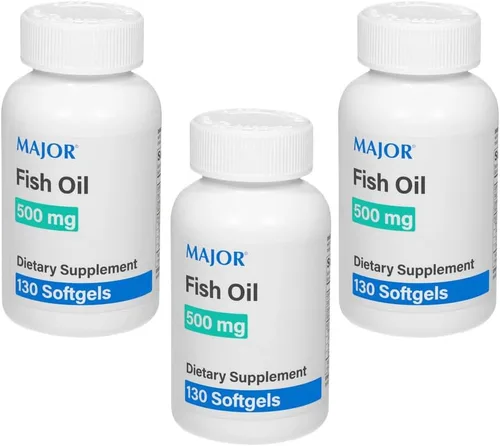 Vista 7 de MAJOR Aceite de pescado 500 mg cápsulas blandas - Suplemento de aceite de pescado omega-3 - Suplemento dietético - 130