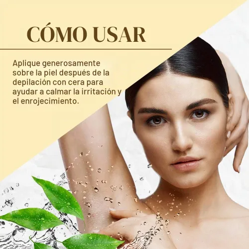 Vista 5 de GiGi Loción post depilación - Tratamiento calmante después de la cera, cuidado hidratante posterior a la depilación, suavizante hidratante