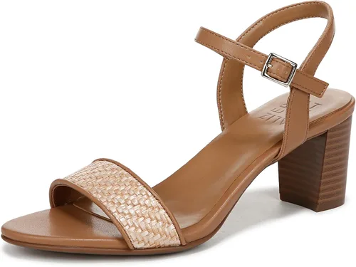 Vista 12 de Naturalizer Sandalias de tacón Bristol para mujer Patente de guepardo con estampado animal