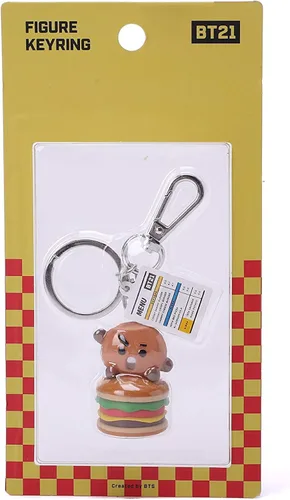 Vista 8 de BT21 Llavero con clip de la serie Bite, Shooky, talla única