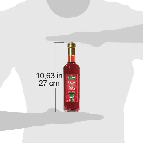 Vista 4 de Mantova Vinagre de vino tinto italiano, 16.9 onzas líquidas (paquete de 2)
