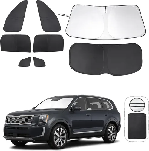Vista 12 de TINGLU Persianas de ventana para Honda CR-V 2023-2026, accesorios para ventanas laterales de automóvil, parabrisas triangular, parasol para rayos UV