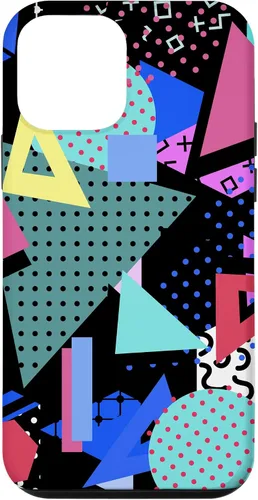 Vista 16 de 80s Geometric Memphis Pattern Vintage 1980s 90s Phone Cover Case for iPhone 17