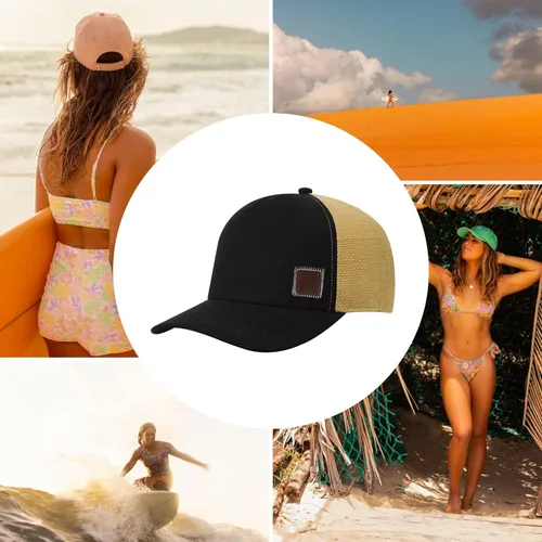 Vista 7 de Roxy Erjha03614 - Gorro de camionero para mujer, Mapa