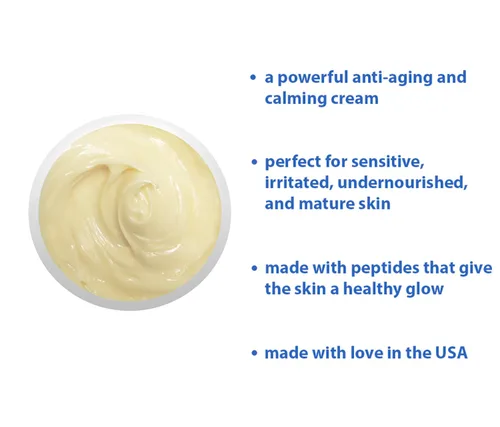 Vista 4 de Raya Crema calmante probiótica (309) Crema facial hidratante, antienvejecimiento y calmante para pieles sensibles, irritadas y maduras Alivia