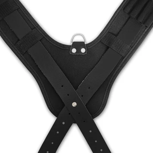 Vista 2 de FUERI Liguero de cinturón de herramientas con 4 bucles en D desmontables para cinturón de herramientas de construcción Liga de trabajo con clips