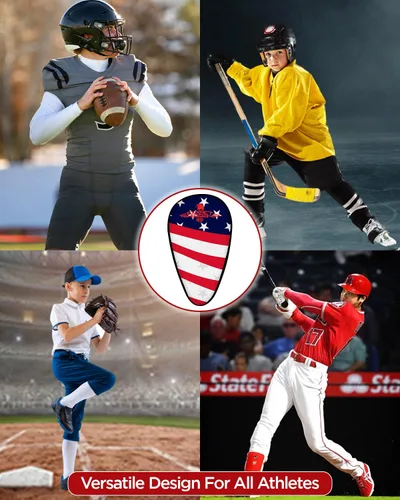 Vista 6 de Exxact Sports Copa atlética ligera para hombres y niños con borde suave comodidad para un apoyo superior, copa de béisbol para niños y jóvenes
