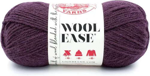 Vista 34 de Lion Brand Yarn, Wool-Ease - Ovillo de punto y ganchillo color rosa, 1