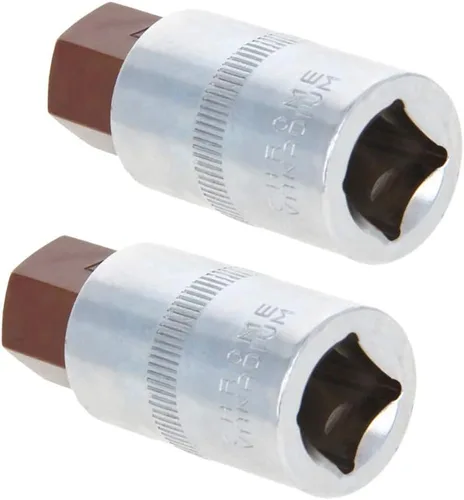 Vista 27 de Utoolmart 1/2" Drive x 0.551 in largo Hex Bit Socket, métrico, S2 y Cr-V acero 1pcs