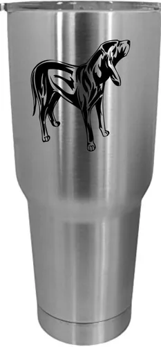 Vista 341 de Cairn Terrier - Vaso grabado con temática de perro, 30 onzas
