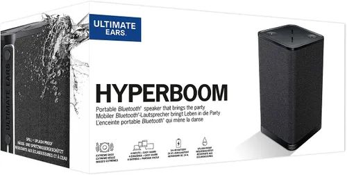 Vista 9 de Ultimate Ears Hyperboom Altavoz Bluetooth portátil y inalámbrico para el hogar, graves grandes, batería de 24 horas, resistente al agua IPX4