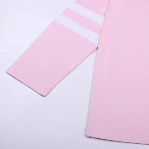 Vista 3 de Camisas de manga 3/4 para mujer, camisetas de verano con cuello redondo, camisetas básicas sueltas de mezcla de algodón para mujer