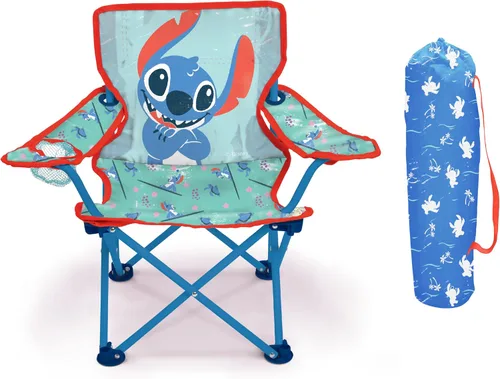 Vista 6 de Lilo & Stitch JAKKS Pacific - Silla plegable para niños, silla plegable para parque, deportes o patio, incluye bolsa de transporte, por JAKKS