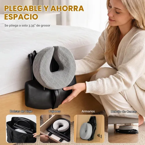 Vista 7 de Massage Headrest for Bed, Adjustable Bed Face Cradle Holder with Armrest