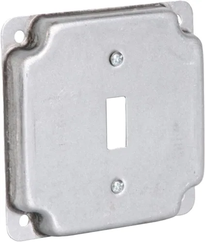 Vista 6 de Hubbell-Raco 800C 1 Toggle - Cubierta de trabajo cuadrada expuesta de 4 pulgadas
