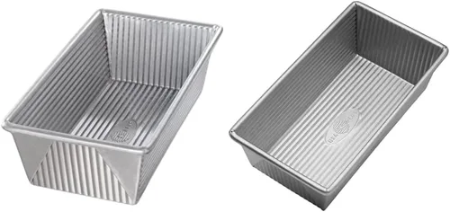 Vista 14 de Molde de aluminio USA Pan, para hacer pan de molde de 1 libra, gris
