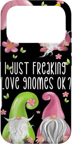 Vista 30 de Funda de gnomo floral de primavera para mujeres y niñas, lindo diseño de gnomos de verano para iPhone 17