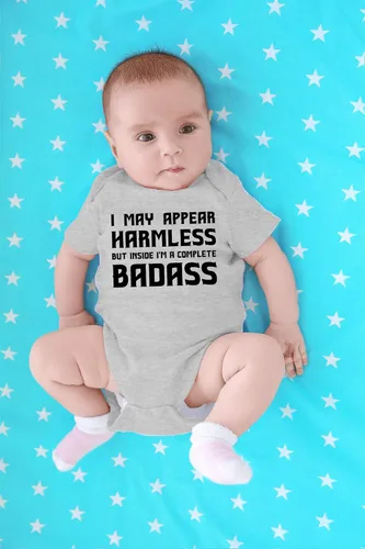Vista 16 de CBTwear I May Appear Harmless - Ropa de bebé - Divertidos trajes para recién nacidos para niños y niñas