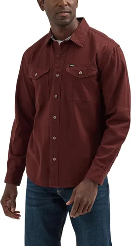 Vista 13 de Wrangler Camisa de manga larga para hombre Tomillo (Sarga)