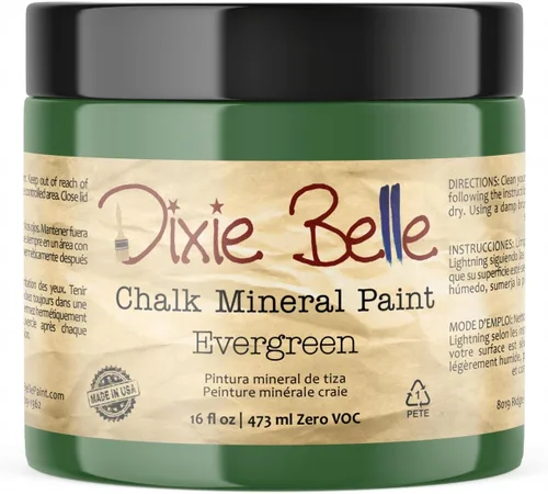 Vista 162 de Pintura para muebles con acabado de tiza Dixie Belle Paint Company - Amatista (4oz) - Pintura mineral de tiza chic púrpura profundo mate