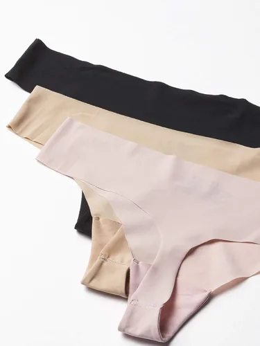 Vista 2 de Under Armour Tanga elástica pura para mujer, paquete de 3