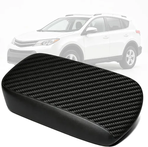Vista 12 de AOMSAZTO Fundas de reposabrazos para Toyota RAV4 2013-2018 Beige