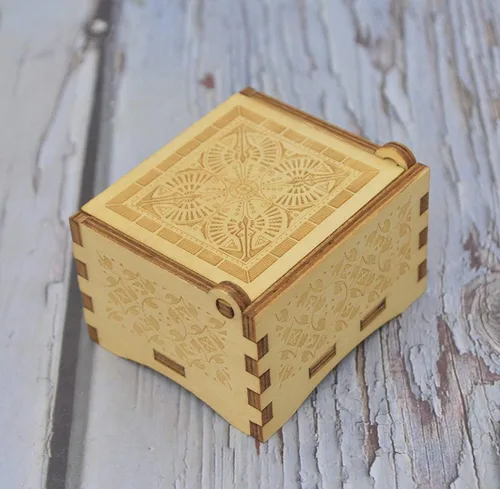 Vista 6 de Sooharic Amazing Grace - Caja de música, mecanismo de enrollamiento, regalos/colecciones únicas, caja musical tallada antigua para manualidades