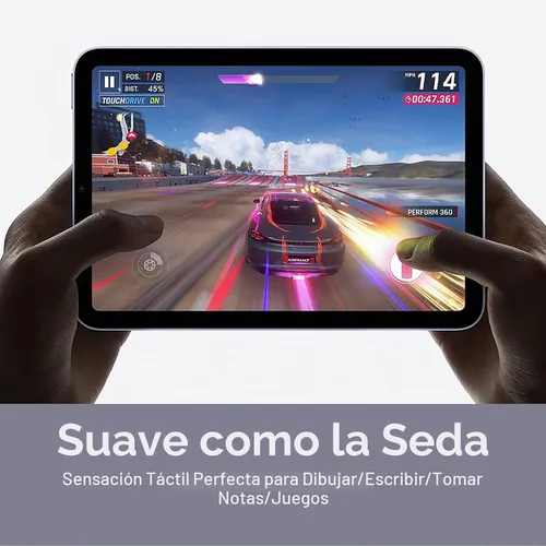 Vista 6 de Ambison Paquete de 1 protector de pantalla de vidrio mate compatible con iPad Mini A17 Pro 2024 y iPad Mini 7/6ª generación de 8.3 pulgadas