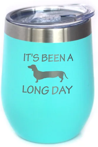 Vista 8 de Custom Been a Long Day - Vaso de vino personalizado con tapa deslizante - Taza aislada de acero inoxidable sin tallo, bonita taza divertida